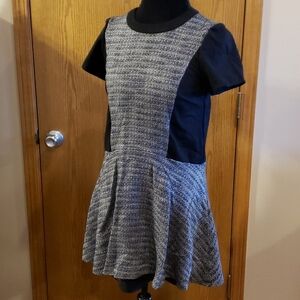 little black dress designer Mirage Crystal Ornament Midi shoulder neckline that beautifully Not-Elegible Sleeveless Custom Birthday Dress Size:38S
